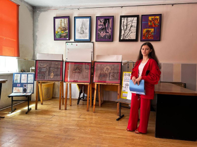 Защиты выпускных работ по живописи.
